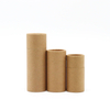 Venta al por mayor, tubo de papel Push Up, contenedor de desodorante, caja de embalaje ecológica, bálsamo labial de cartón biodegradable, tubo de papel Kraft