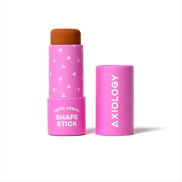 Tubo de bálsamo labial personalizado de papel libre de plástico biodegradable, forma redonda, cilindro de empuje hacia arriba, barra de loción, tubo de papel de embalaje