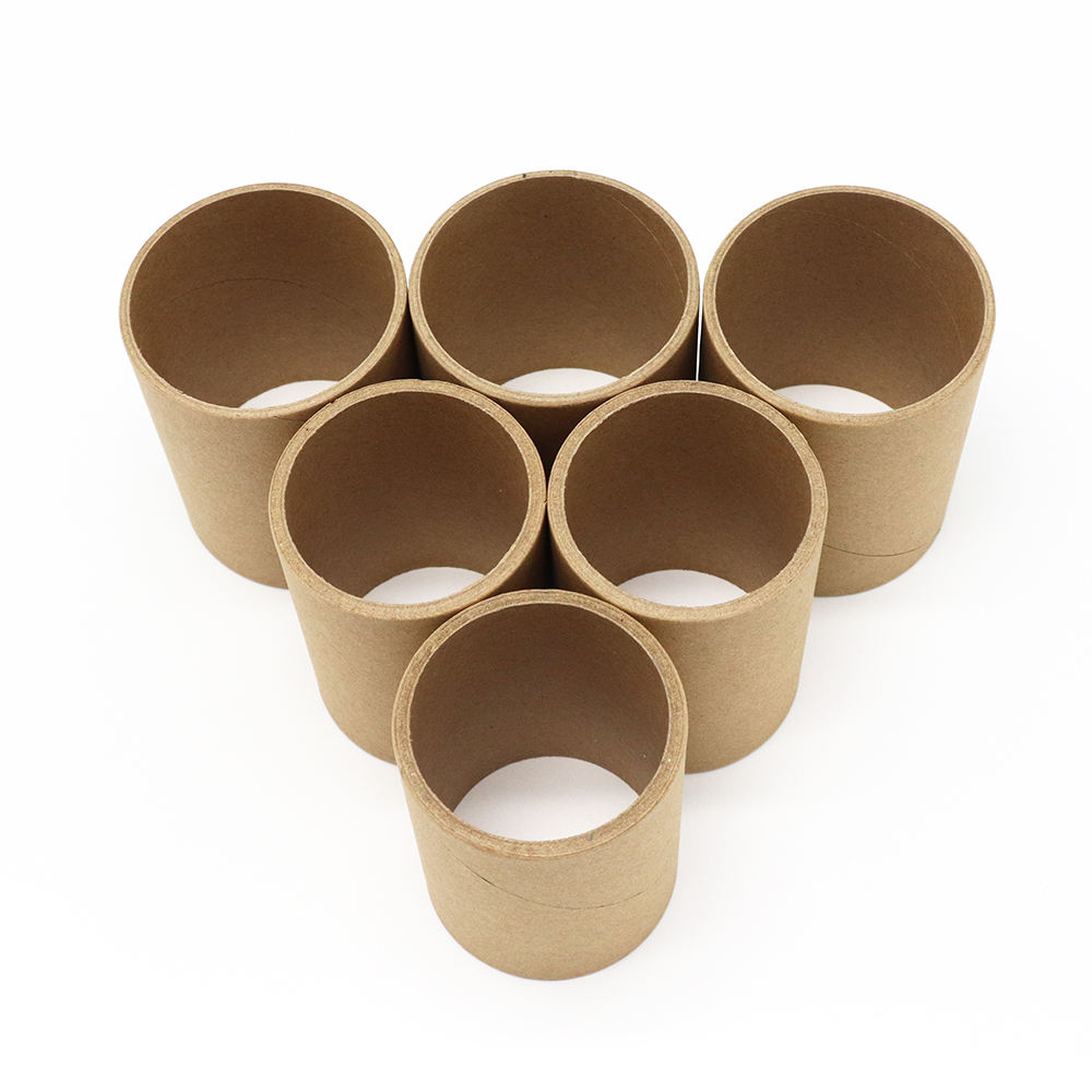 Tubo de papel Kraft de embalaje de papel redondo personalizado, caja de tubo cilíndrico de cartón, venta al por mayor