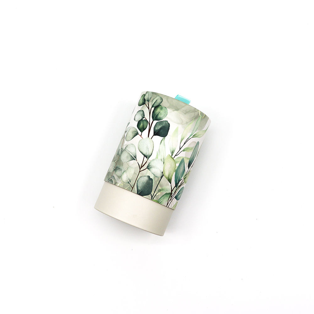 Hallpack-caja redonda de té y café suelta, diseño personalizado, respetuoso con el medio ambiente, cilindro de embalaje, caja de embalaje de alimentos de cartón, tubo de papel