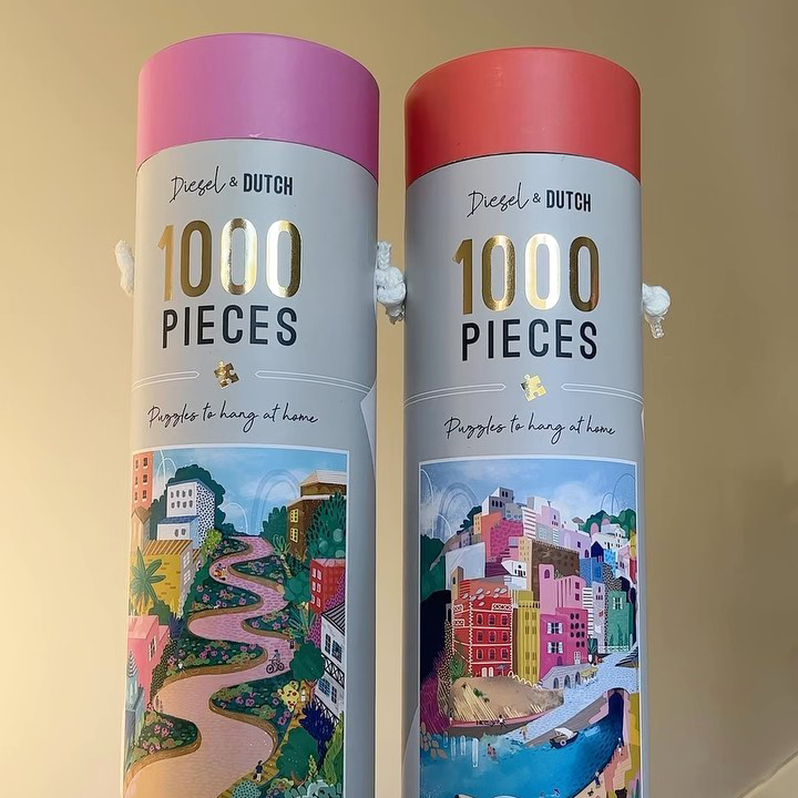 Caja de tubo redondo de impresión personalizada, embalaje de papel Kraft ecológico para velas, embalaje de tubo de cartón artesanal de rompecabezas a la moda