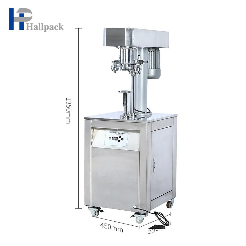 Máquina de sellado vertical de latas automática de sellador de nuevos productos de China