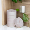 Juego de regalo de tubo redondo ecológico para embalaje de papel de bomba de ducha, embalaje de tubo de papel de cartón de jabón personalizado