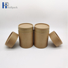 Tubo de embalaje redondo biodegradable del papel de la cartulina del té del tubo de Kraft de la caja