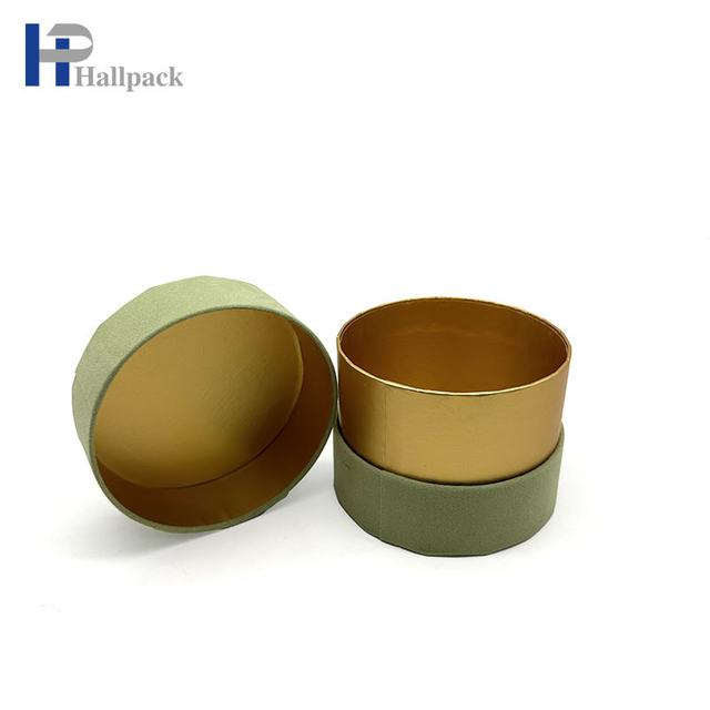Empaquetado redondo de encargo amistoso del tubo del papel del bote de la cartulina de la categoría alimenticia de Eco
