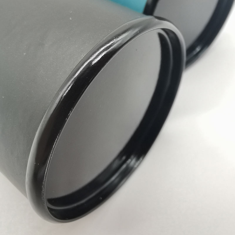 Tubo redondo de cartón Kraft con cubierta de hierro de lujo de tamaño personalizable para embalaje de tubo de papel con tapa metálica para alimentos domésticos