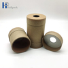 Tubo de papel personalizado al por mayor que empaqueta el tubo de papel Kraft puro con la parte superior abierta