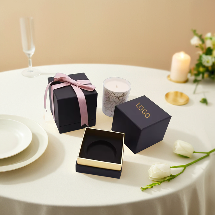 Caja rígida de lujo del pequeño favor del brillo de la caja de papel del regalo del caramelo de la boda con la laminación de Matt de la hoja de oro