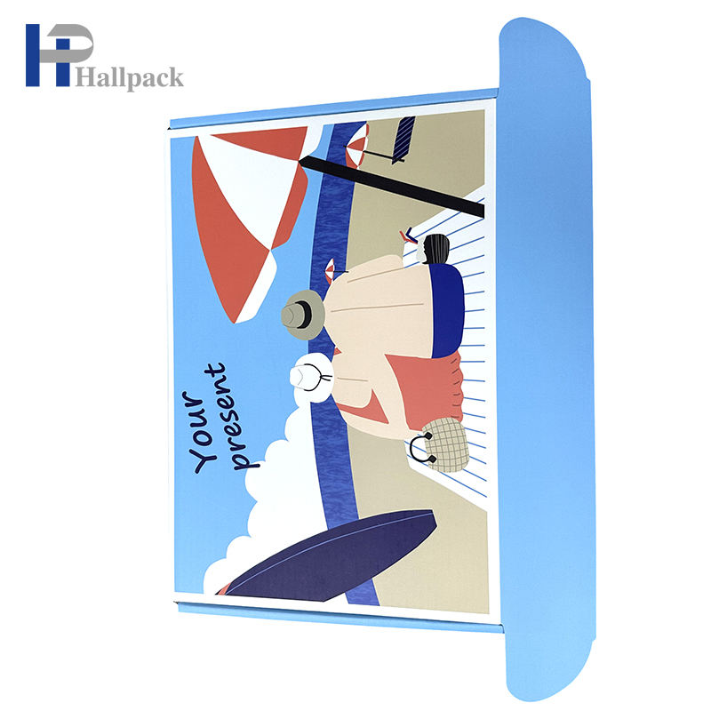 Caja de papel corrugado de diseño gratuito, caja de cosméticos para envío, caja de avión