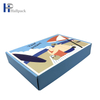 Caja de papel corrugado de diseño gratuito, caja de cosméticos para envío, caja de avión