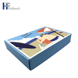 Caja de papel corrugado de diseño gratuito, caja de cosméticos para envío, caja de avión
