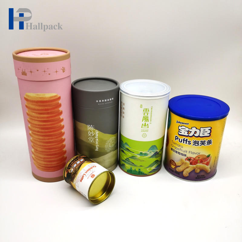 Exhibición de caja de cigarrillos, tubo de papel redondo, tubo de papel cilíndrico de embalaje