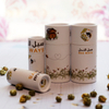 Firstsail diseño personalizado grano de té suelto cilindro inteligente cartón respetuoso con el medio ambiente café de calidad alimentaria tubo de papel de embalaje