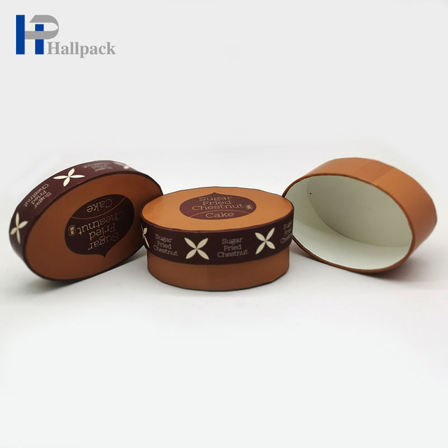 Tubo de papel ovalado del tubo de papel de empaquetado biodegradable de la categoría alimenticia de la venta caliente