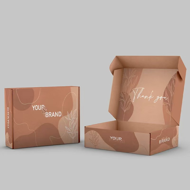 Embalaje de caja de avión de papel con impreso digital personalizado para envío de correo