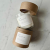 Use el embalaje de papel de papel de papel de aluminio de oro personalizado con tinta de soya impresa para botellas de velas