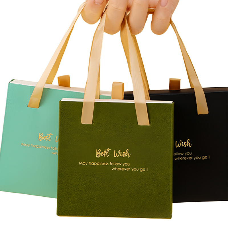 Biodegradable LOGO LOGO DE LOGO CONSEJO Empaque con cajón para aretes de anillos