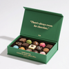 Biodegradable Logotipo personalizado de cajas de regalo de Navidad para chocolates galletas de dulces