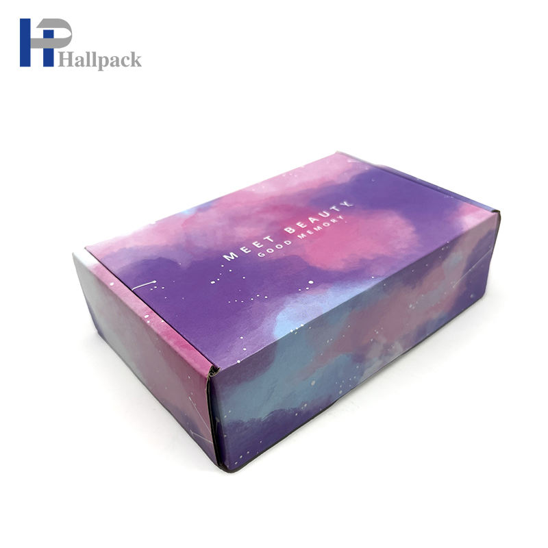 Paquete de caja de cartón de regalo personalizado respetuoso del medio ambiente caja de papel corrugado empaquetado para sistema de regalo de té y café