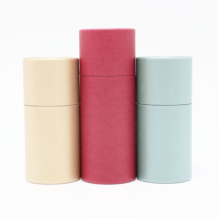Embalaje de ropa ecológico, caja cilíndrica de cartón, tubo de papel con ventana para camisetas, ropa interior, calcetines, toalla