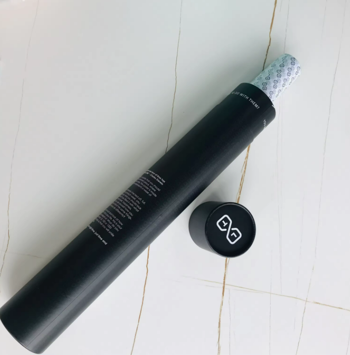 Tubos de papel de calidad alimentaria Kraft personalizados, tubo de envío de cartón, tubo de papel cilíndrico redondo