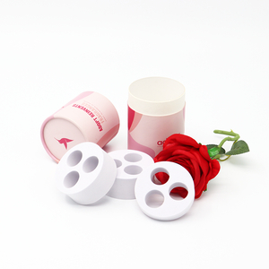 Logotipo personalizado Kraft biodegradable Cilindro redondo Cosméticos Aceite esencial Vela de perfume Embalaje de tubo de papel