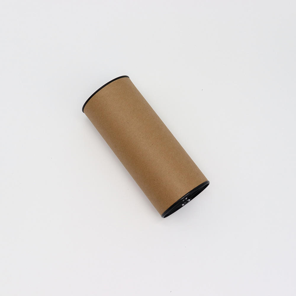 Embalaje de tubo de papel redondo de calidad alimentaria, té directo de fábrica, papel artesanal completo, papel Kraft, protección del medio ambiente para muestra personalizada