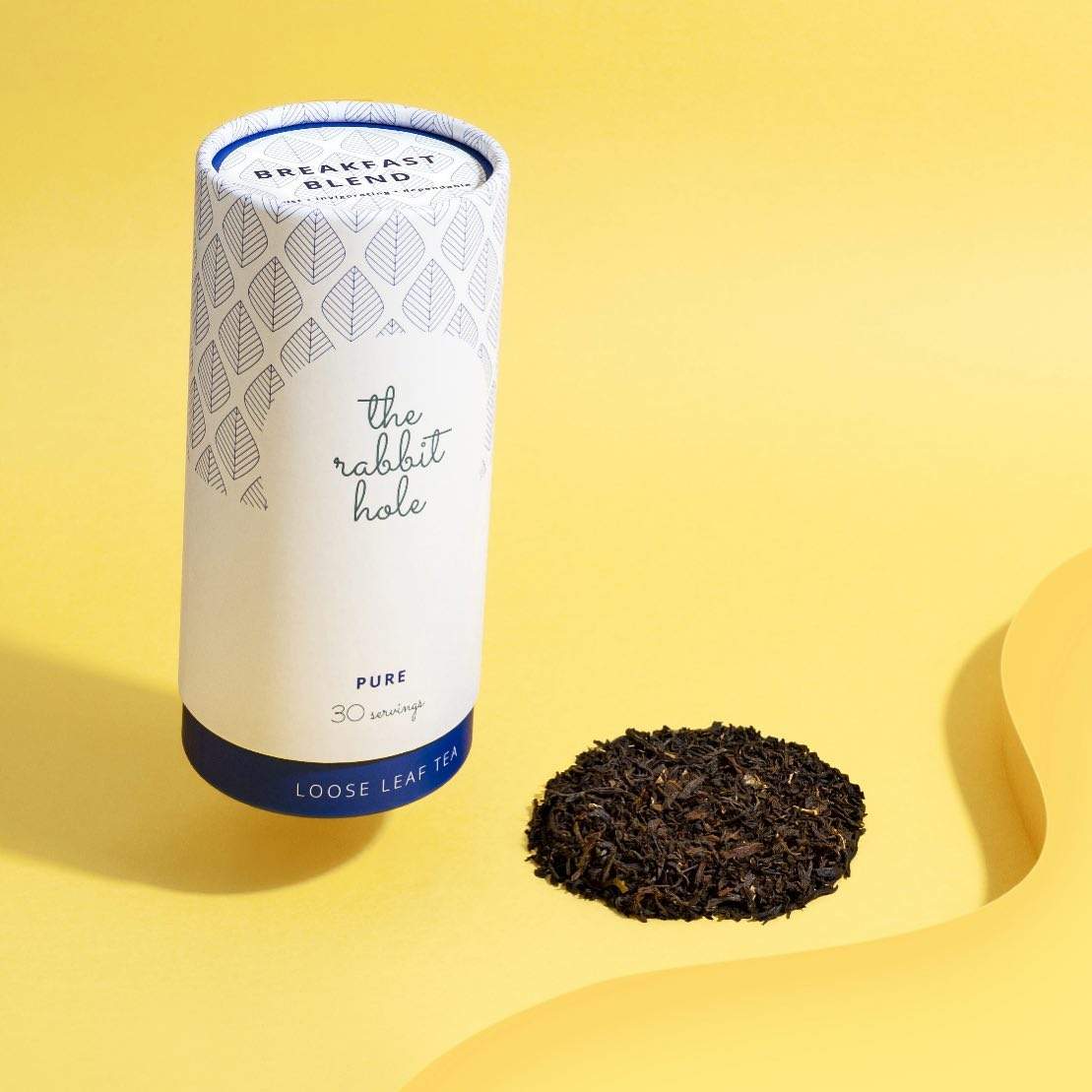 Caja cilíndrica redonda de tubo de papel biodegradable de alta calidad para envasado de té