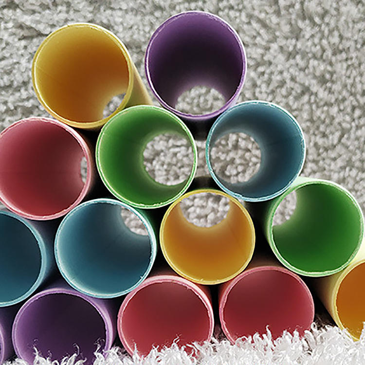 Tubos de rollo de papel artístico biodegradables, ecológicos, de colores, 2 pulgadas, 54mm, tubos artesanales de papel coloridos hechos a mano