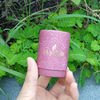 Tubo de caja redonda de cartón de embalaje de tubo de papel de té de vela negra Kraft de cartón cilíndrico 100% reciclado con tamaño personalizado