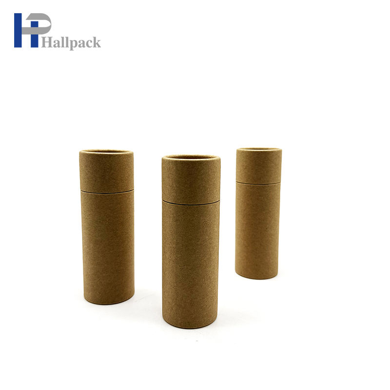 La cartulina amistosa de Eco Kraft de la venta al por mayor de la fábrica empuja hacia arriba el tubo de papel para el protector labial 105G