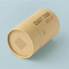 Paquete de caja de tubo redondo empaquetado en cartón de calidad alimentaria, diseño personalizado ecológico, para nueces, café, té
