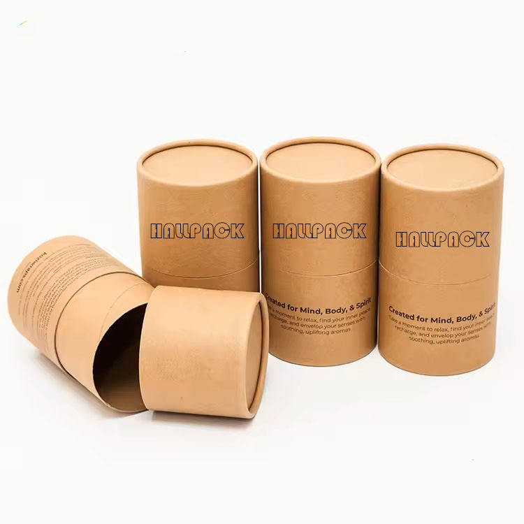 Cápsulas de colágeno reciclables, respetuosas con el medio ambiente, para suplemento alimenticio, embalaje de polvo vacío, tubo de papel de embalaje Kraft para cápsulas
