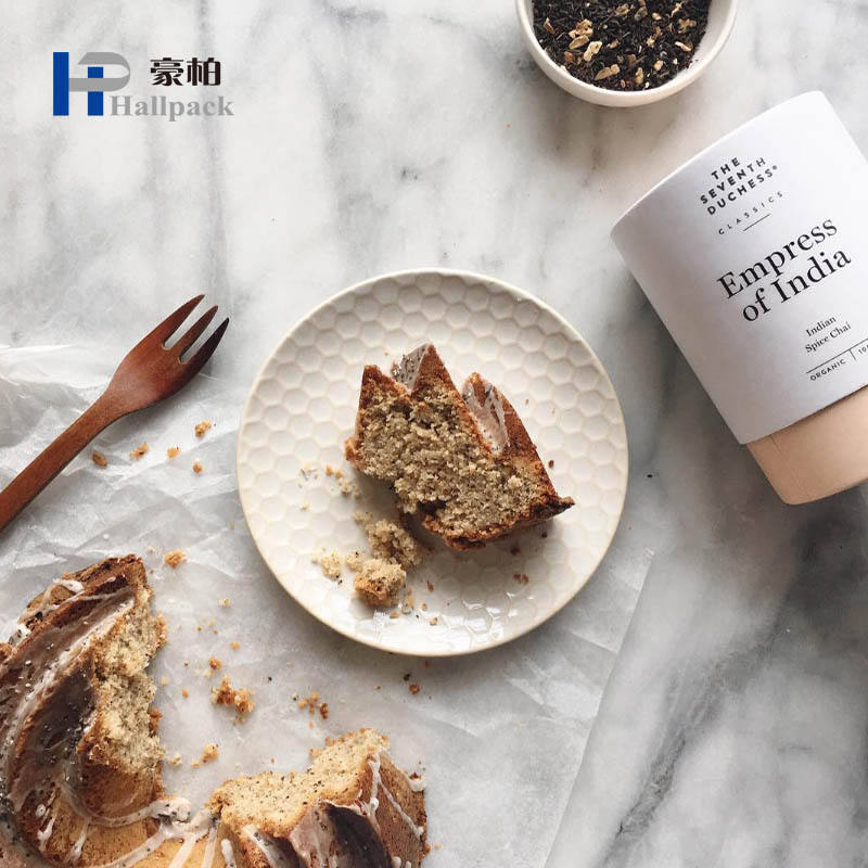 Firstsail-Paquete de tubo de papel para alimentos, caja de calidad alimentaria, cilindro redondo de cartón suelto, diseño personalizado, respetuoso con el medio ambiente