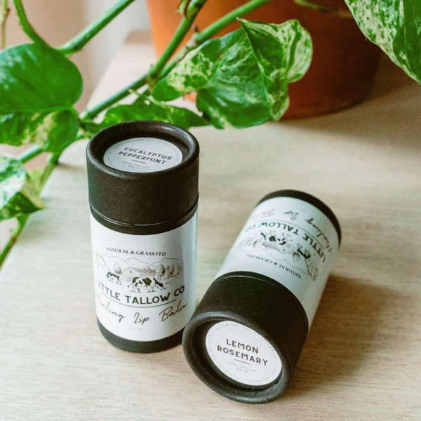 Embalaje de tubo de papel personalizado ecológico, contenedor de base para bálsamo labial, caja de tubo redondo push-up para desodorante