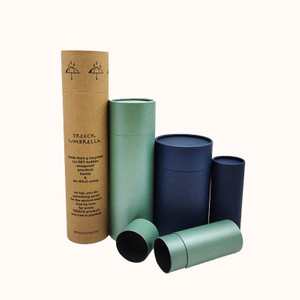 Tubo cosmético de lujo de papel que empaqueta el mini tubo del papel del lustre del labio del protector labial