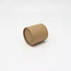 Tubos cosméticos de papel biodegradables Tubos Kraft en blanco