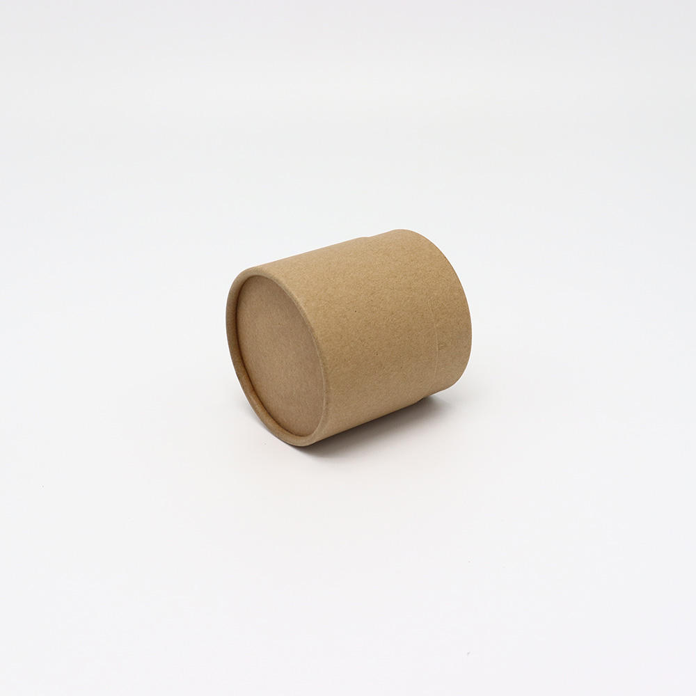 Tubos cosméticos de papel biodegradables Tubos Kraft en blanco