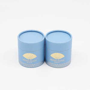 Tubo de papel de encargo amistoso de la caja del cilindro de la cartulina de la categoría alimenticia de Eco que empaqueta para el té del café de leche en polvo