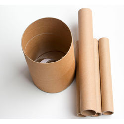 Tubo de papel de embalaje para póster A2 hecho en papel Eco Kraft de 2 pulgadas, tubo de papel para correo