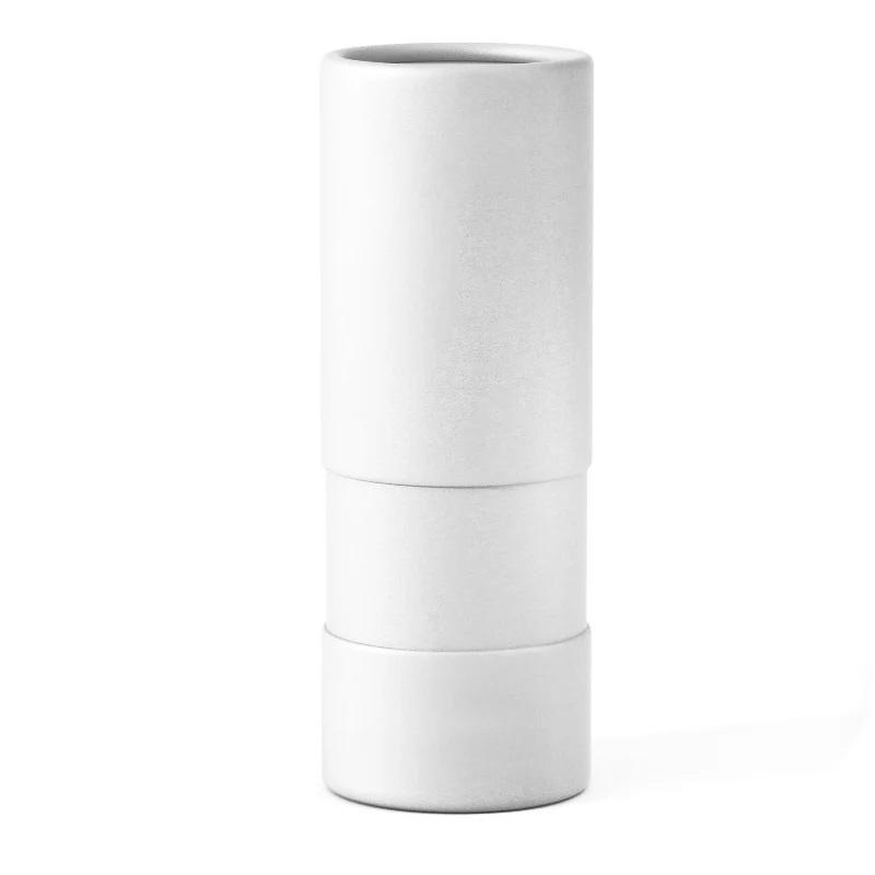 Tubo blanco mate de Kraft de diverso tamaño que empaqueta el tubo del papel del perfume de la vela de los aceites esenciales