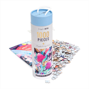 Caja de tubo redondo de impresión personalizada, embalaje de papel Kraft ecológico para velas, embalaje de tubo de cartón artesanal de rompecabezas a la moda