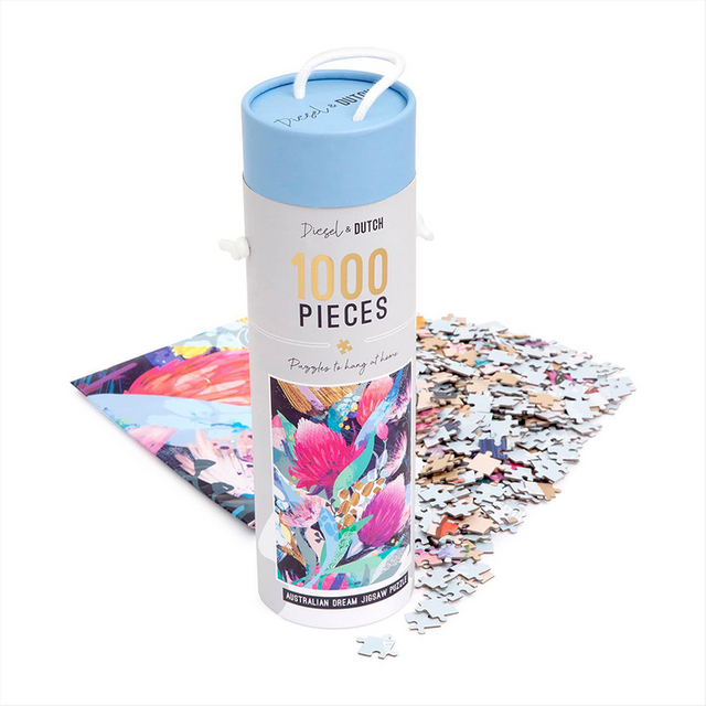 Caja de tubo redondo de impresión personalizada, embalaje de papel Kraft ecológico para velas, embalaje de tubo de cartón artesanal de rompecabezas a la moda