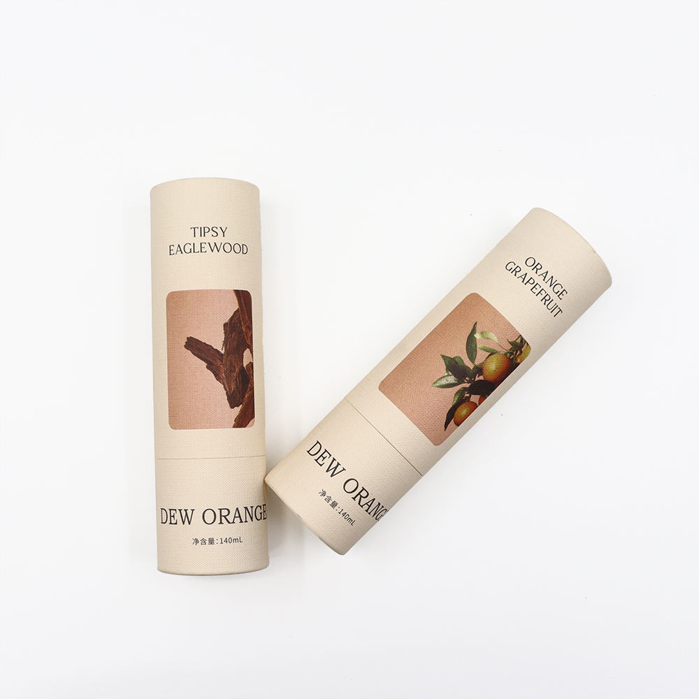 Embalaje personalizado de alta capacidad, tubo de papel, botella de cosméticos, embalaje de tubo de papel de emulsión de aceite esencial