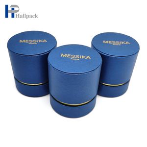 Tubo de papel redondo con tapa de borde plano con núcleo de papel redondo Kraft al por mayor