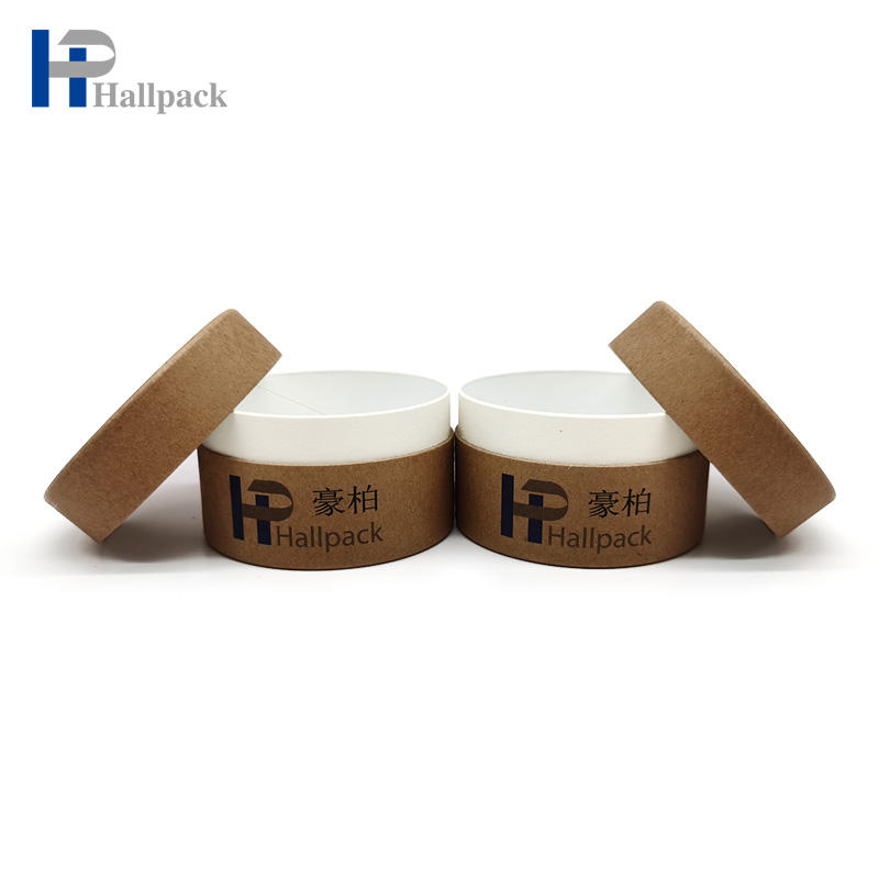 Caja de embalaje de cilindro redondo Kraft personalizado de alta calidad, tubo de cartón de papel cosmético, tubo de embalaje de papel personalizado