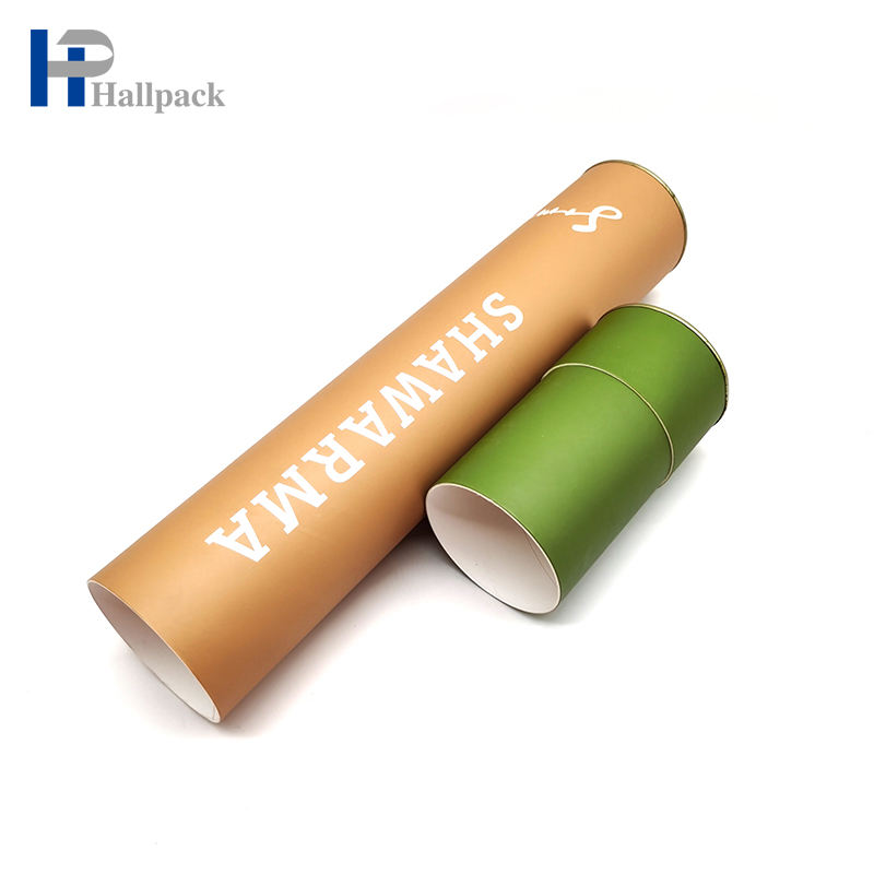 Productos calientes Tubo cilíndrico Patatas fritas Tubo de embalaje Tubo de papel de calidad alimentaria