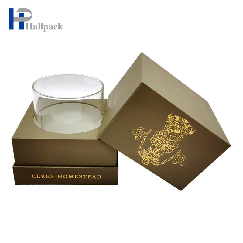 Cajas de embalaje de regalo hechas a mano, caja cuadrada de papel, taza, cajas de papel Kraft