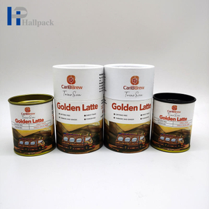 Empaquetado del tubo de papel del café del tubo del papel del té de los tubos de la comida del papel de cobertura del hierro