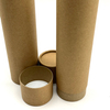 Tubo de papel redondo de Brown Kraft, tubo de papel de relleno de bálsamo de papel artístico